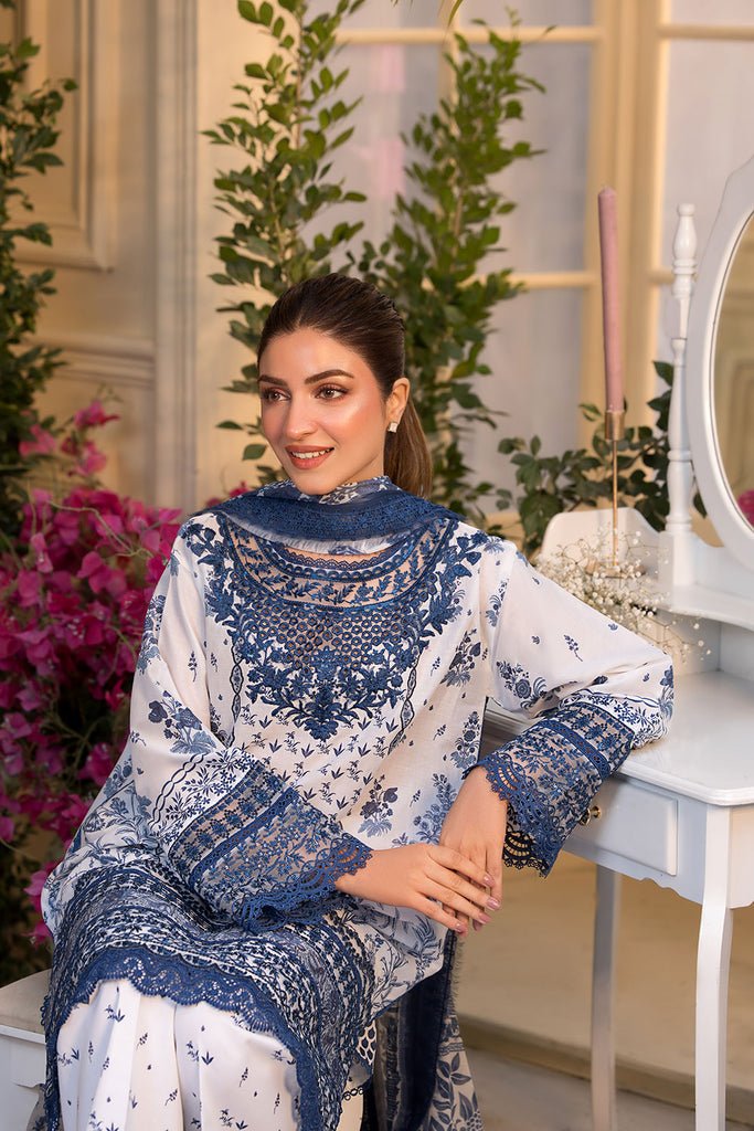 Sobia Nazir | Vital Lawn 25 | 10B-Brand:Sobia Nazir-Type:Ladies Clothes-White-Lawn-House of Maryam- Buy in UK, USA