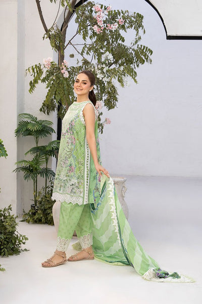 Sobia Nazir | Vital Lawn 25 | 12A-Brand:Sobia Nazir-Type:Ladies Clothes-Aqua Green-Lawn-House of Maryam- Buy in UK, USA