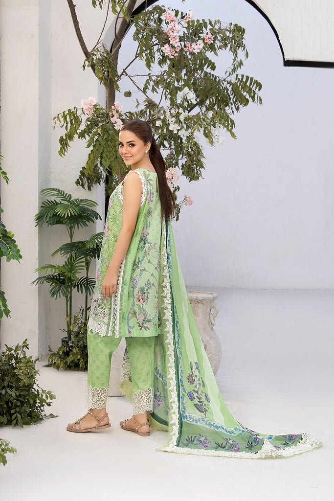 Sobia Nazir | Vital Lawn 25 | 12A-Brand:Sobia Nazir-Type:Ladies Clothes-Aqua Green-Lawn-House of Maryam- Buy in UK, USA