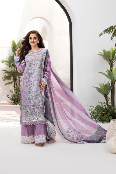 Sobia Nazir | Vital Lawn 25 | 12B-Brand:Sobia Nazir-Type:Ladies Clothes-Lilac-Lawn-House of Maryam- Buy in UK, USA