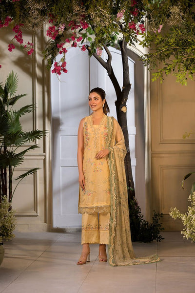 Sobia Nazir | Vital Lawn 25 | 1B-Brand:Sobia Nazir-Type:Ladies Clothes-Beige-Lawn-House of Maryam- Buy in UK, USA