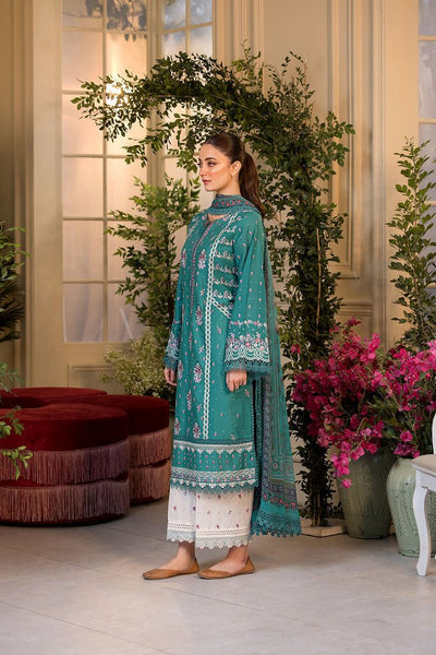 Sobia Nazir | Vital Lawn 25 | 6A-Brand:Sobia Nazir-Type:Ladies Clothes-Emerald Green-Lawn-House of Maryam- Buy in UK, USA