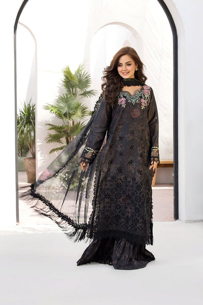 Sobia Nazir | Vital Lawn 25 | 8A-Brand:Sobia Nazir-Type:Ladies Clothes-Black-Lawn-House of Maryam- Buy in UK, USA