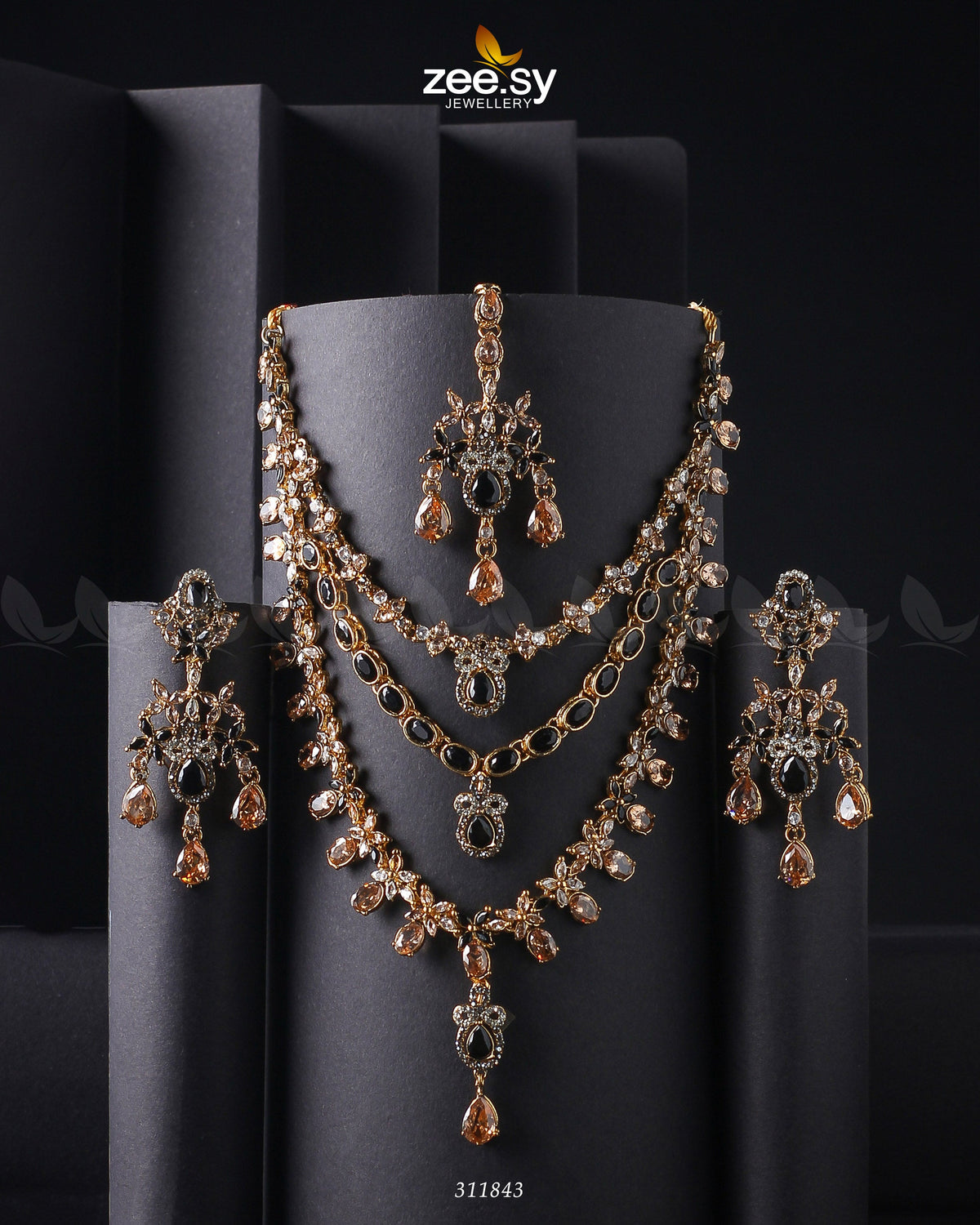 Sonya's Necklace Set -  Zeesy Necklace Sets - Original Designer Dress - House of Maryam