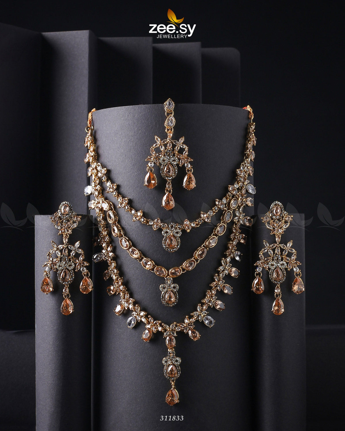 Sonya's Necklace Set -  Zeesy Necklace Sets - Original Designer Dress - House of Maryam
