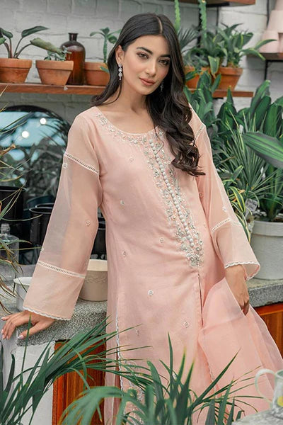 Jeem | Luxury Pret | STRIKING PEACH -  Jeem Luxury - Original Designer Dress - House of Maryam
