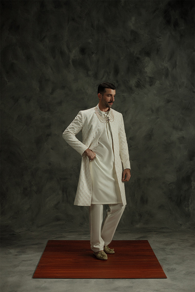 Republic By Omar Farooq | Sherwani Couture | 'Ishan' Sherwani -  Republic by Omar Farooq SHERWANI COUTURE - Original Designer Dress - House of Maryam