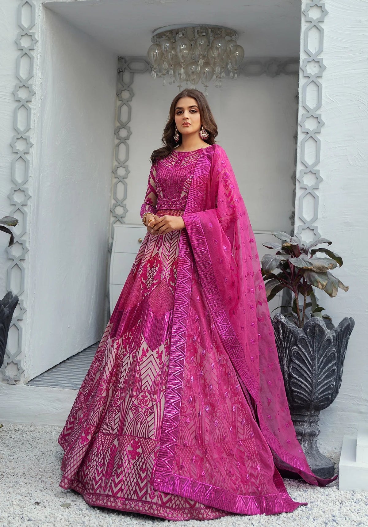 Waqas Shah | Malika E Jahan | Sufala -  Waqas Shah Formal - Original Designer Dress - House of Maryam
