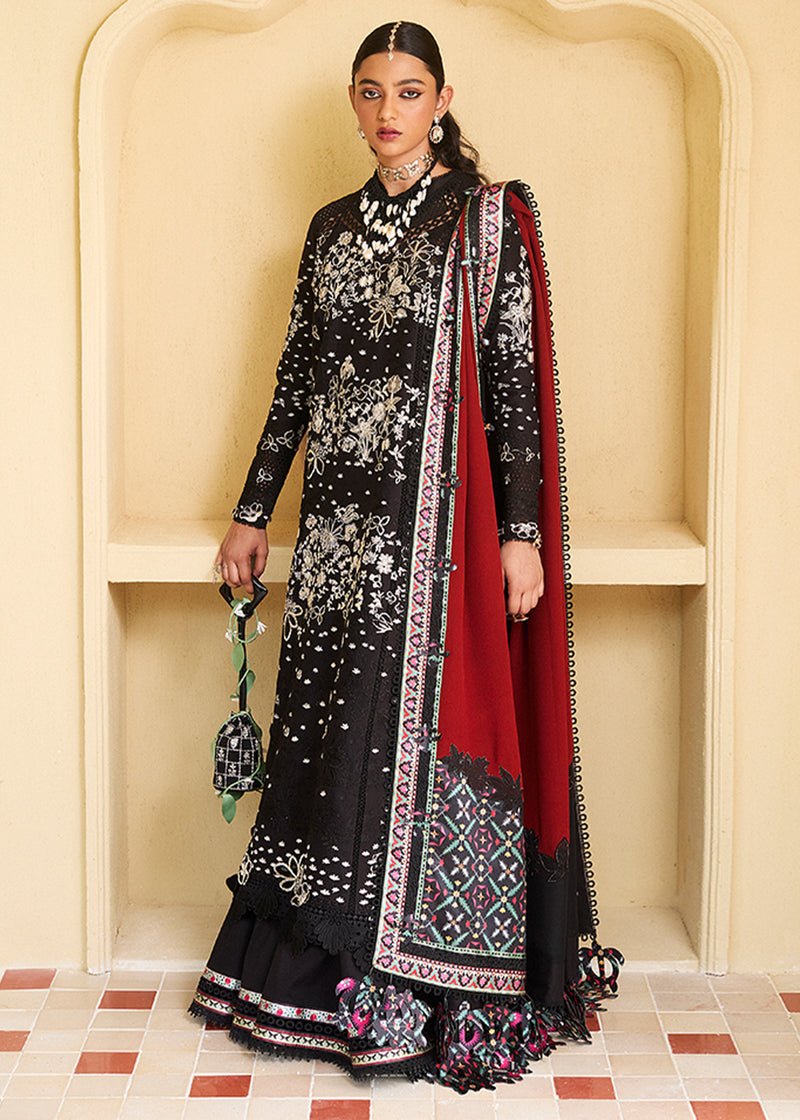 Suffuse | Eid Lawn 25 | KIRAN-Brand:Suffuse-Type:Ladies Clothes-Black-Lawn-House of Maryam- Buy in UK, USA
