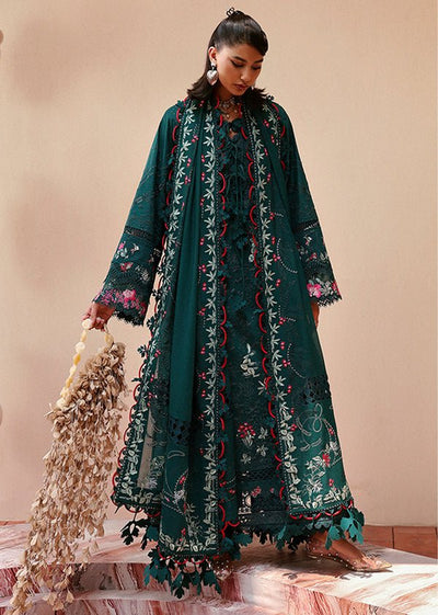 Suffuse | Eid Lawn 25 | LEA-Brand:Suffuse-Type:Ladies Clothes-Teal Green-Lawn-House of Maryam- Buy in UK, USA