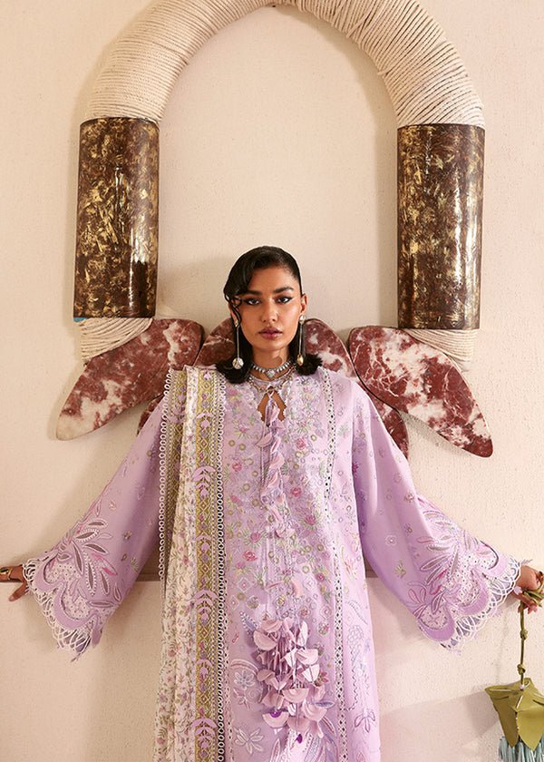 Suffuse | Eid Lawn 25 | YASMIN-Brand:Suffuse-Type:Ladies Clothes-Purple Gray-Lawn-House of Maryam- Buy in UK, USA