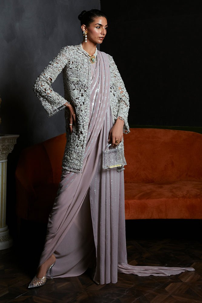 Suffuse | Luxury Pret 24 | CAMILLA-Brand:Suffuse-Type:Ladies Clothes-Soft Lilac-Grip-House of Maryam- Buy in UK, USA