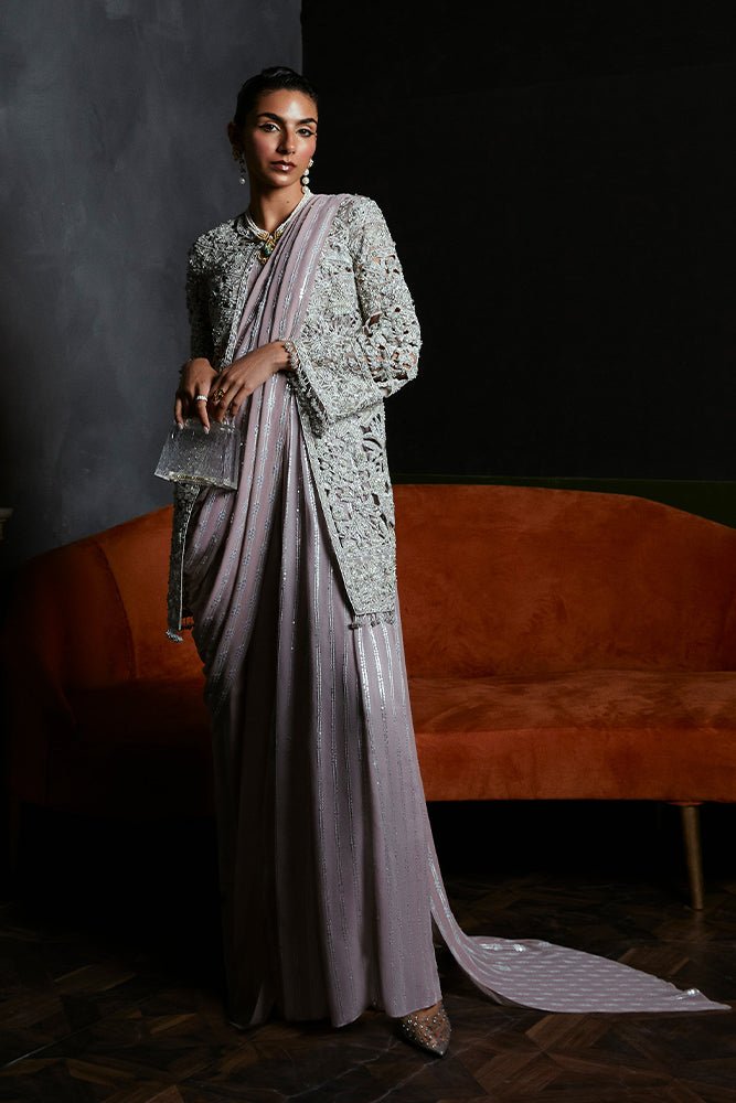 Suffuse | Luxury Pret 24 | CAMILLA-Brand:Suffuse-Type:Ladies Clothes-Soft Lilac-Grip-House of Maryam- Buy in UK, USA