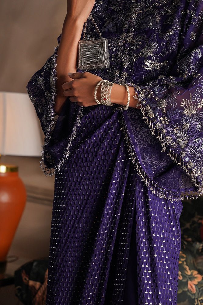 Suffuse | Luxury Pret 24 | MAEVE-Brand:Suffuse-Type:Ladies Clothes-Smoke Blue - House of Maryam- Buy in UK, USA