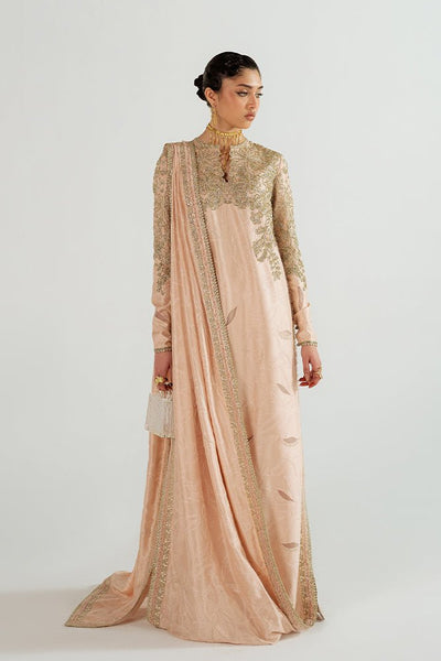 Suffuse Vareen rose gold draped silk shirt and pants, photo 3
