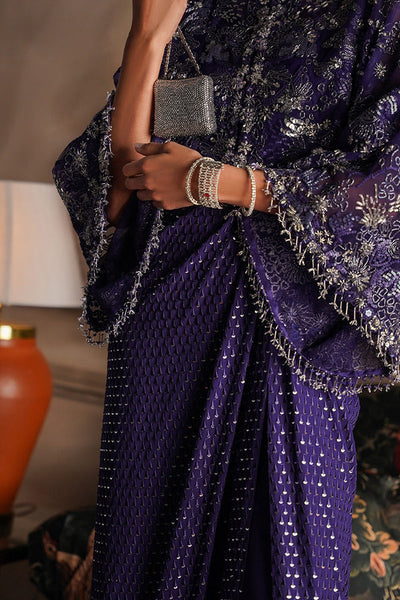 Suffuse Maeve cadbury purple kimono jacket with drape dress, photo 4