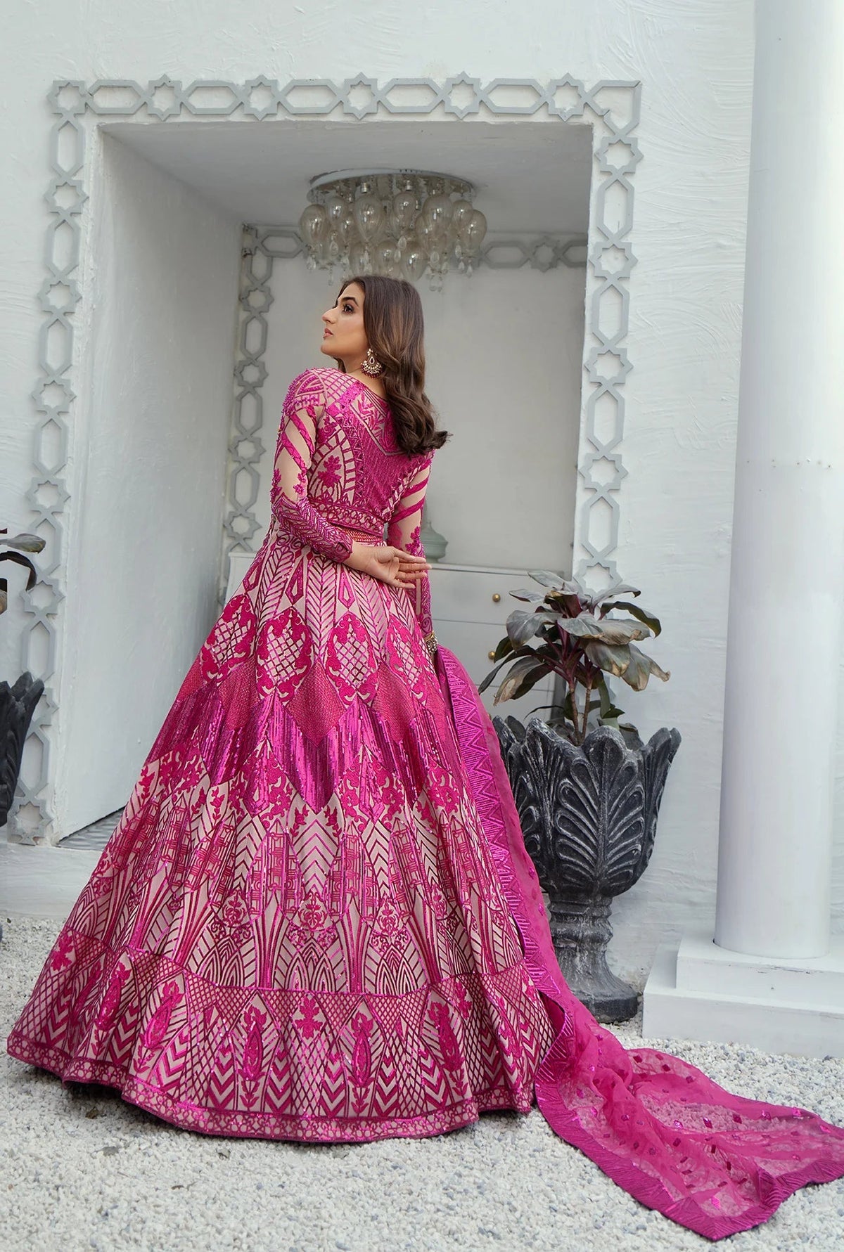 Waqas Shah | Malika E Jahan | Sufala -  Waqas Shah Formal - Original Designer Dress - House of Maryam
