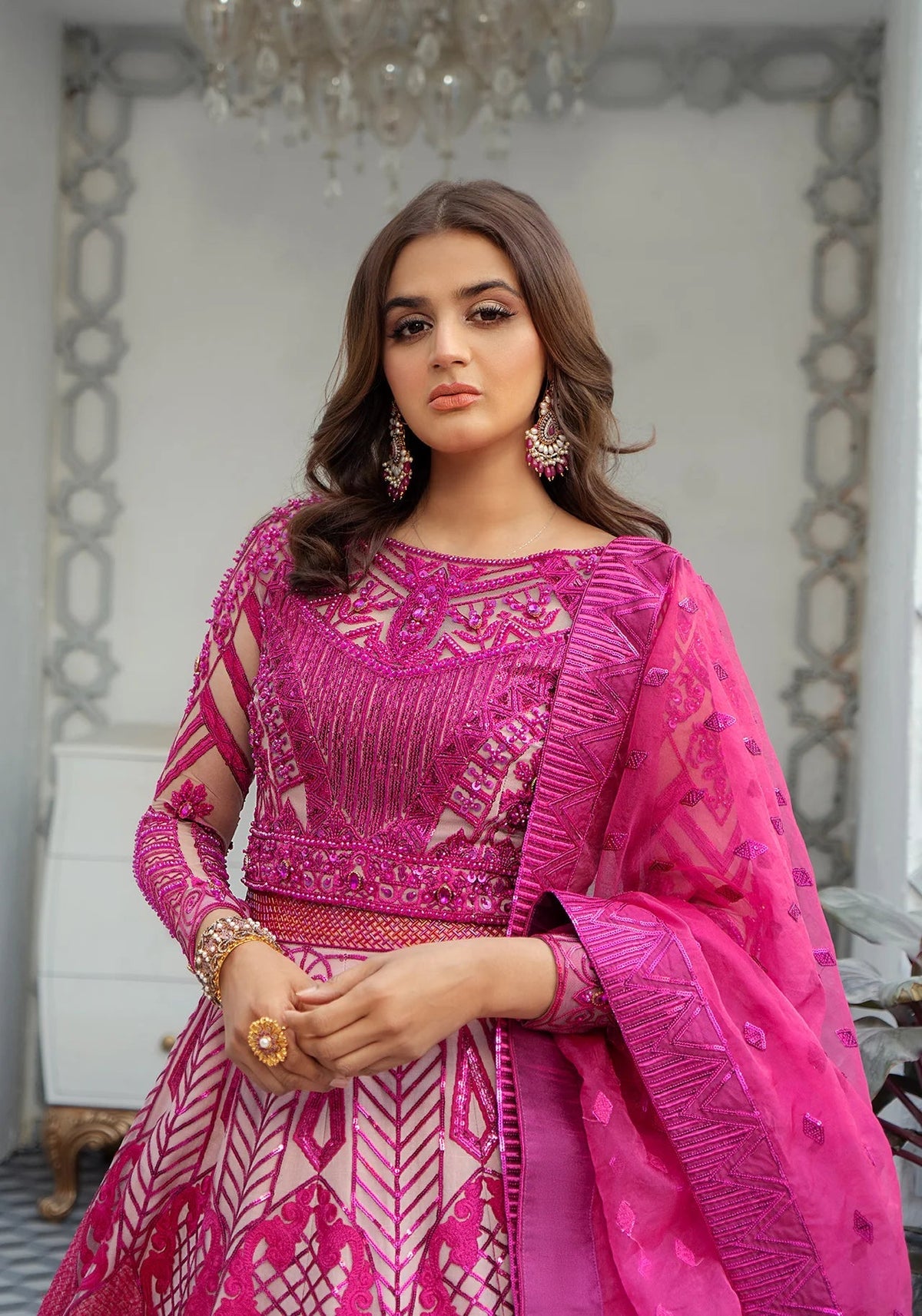 Waqas Shah | Malika E Jahan | Sufala -  Waqas Shah Formal - Original Designer Dress - House of Maryam
