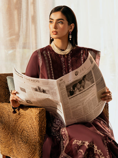 Izel | Dastak Luxury Lawn | TABEER -  Izel Ladies Clothes - Original Designer Dress - House of Maryam