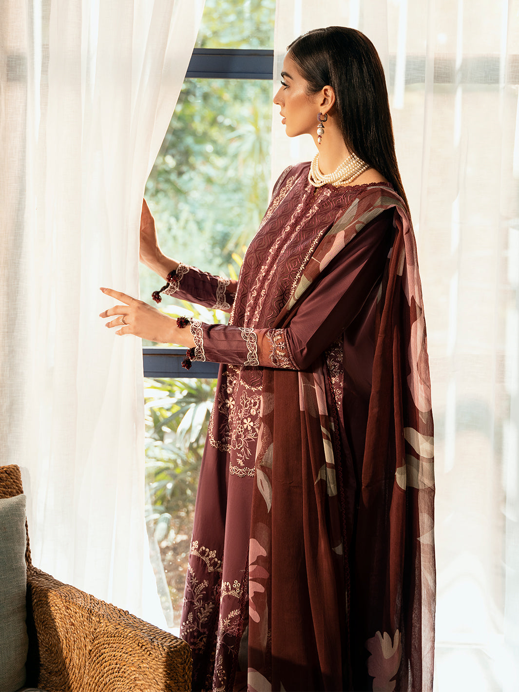 Izel | Dastak Luxury Lawn | TABEER -  Izel Ladies Clothes - Original Designer Dress - House of Maryam