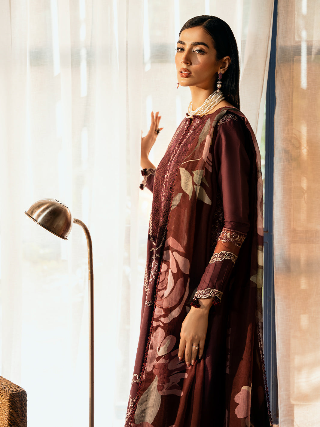 Izel | Dastak Luxury Lawn | TABEER -  Izel Ladies Clothes - Original Designer Dress - House of Maryam