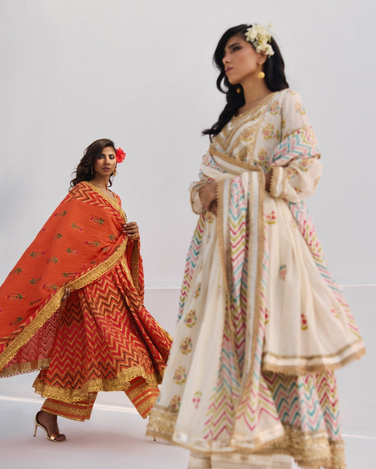 The Pink Tree Company | Dhanak Chamak Eid Edit | Silsila-Brand:The Pink Tree Company-Type:Ladies Clothes-Ivory - House of Maryam- Buy in UK, USA