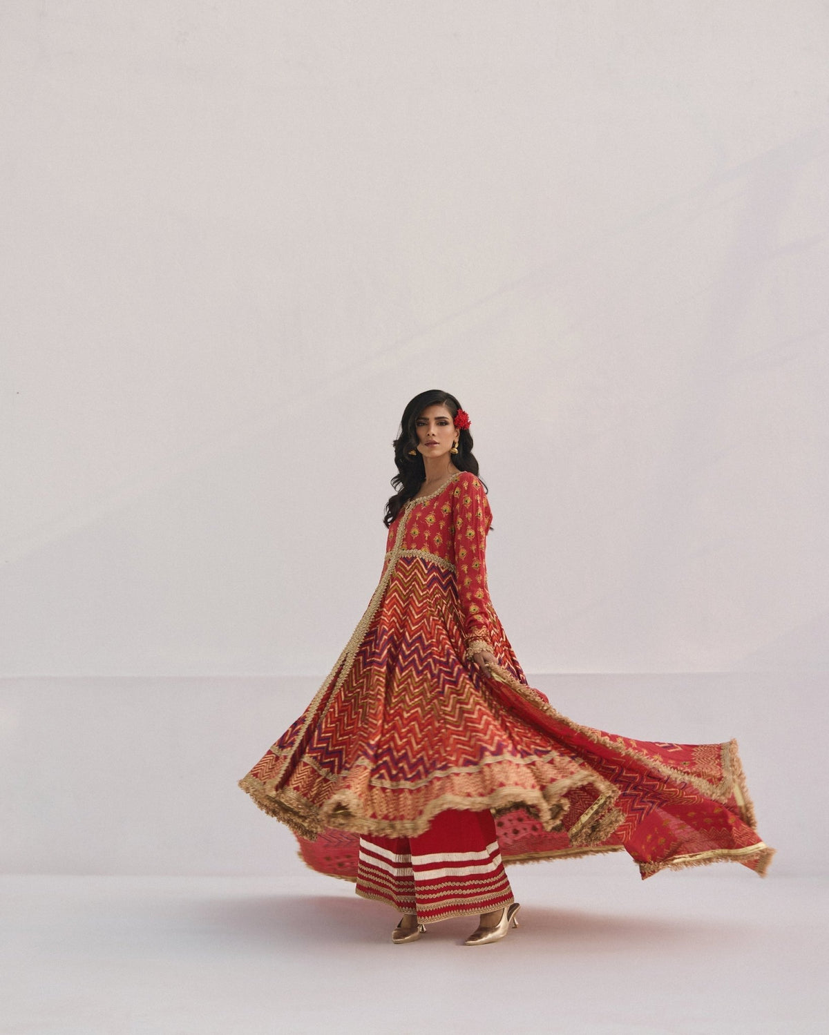 The Pink Tree Company | Dhanak Chamak Eid Edit | Taranj-Brand:The Pink Tree Company-Type:Ladies Clothes-Rust - House of Maryam- Buy in UK, USA