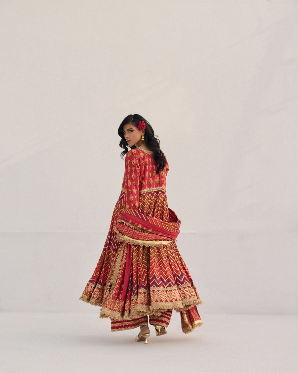 The Pink Tree Company | Dhanak Chamak Eid Edit | Taranj-Brand:The Pink Tree Company-Type:Ladies Clothes-Rust - House of Maryam- Buy in UK, USA
