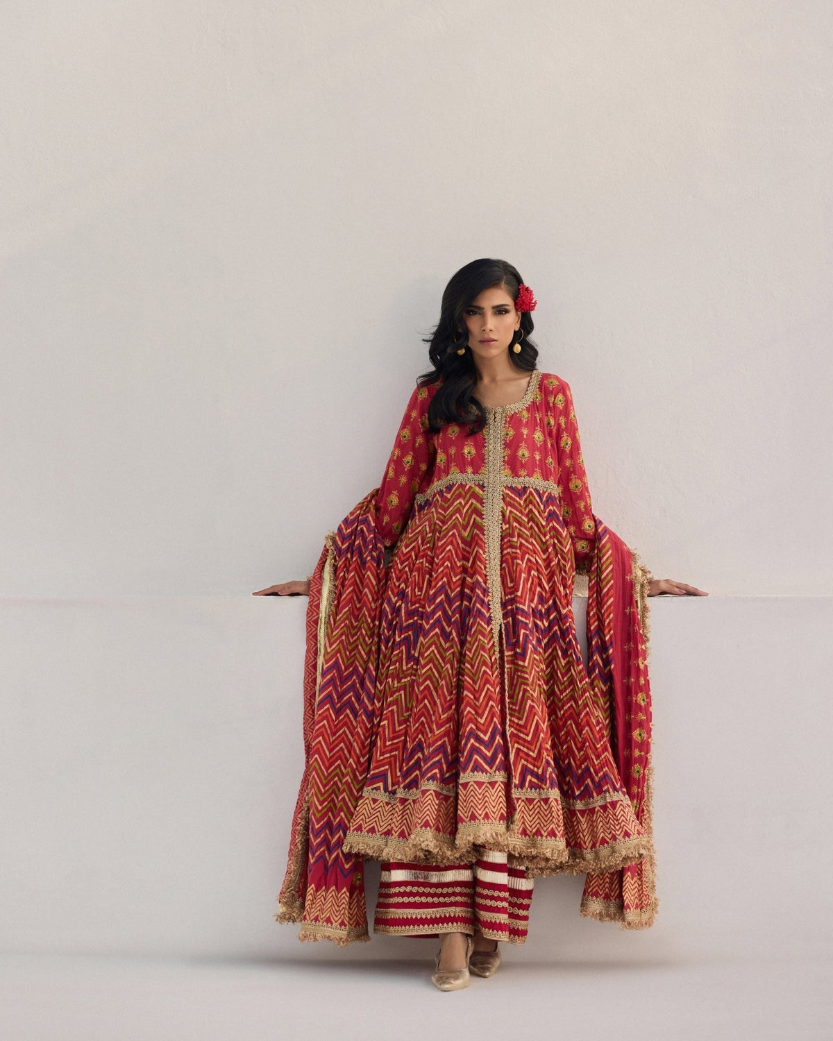 The Pink Tree Company | Dhanak Chamak Eid Edit | Taranj-Brand:The Pink Tree Company-Type:Ladies Clothes-Rust - House of Maryam- Buy in UK, USA
