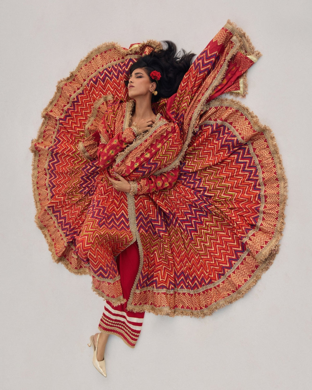 The Pink Tree Company | Dhanak Chamak Eid Edit | Taranj-Brand:The Pink Tree Company-Type:Ladies Clothes-Rust - House of Maryam- Buy in UK, USA
