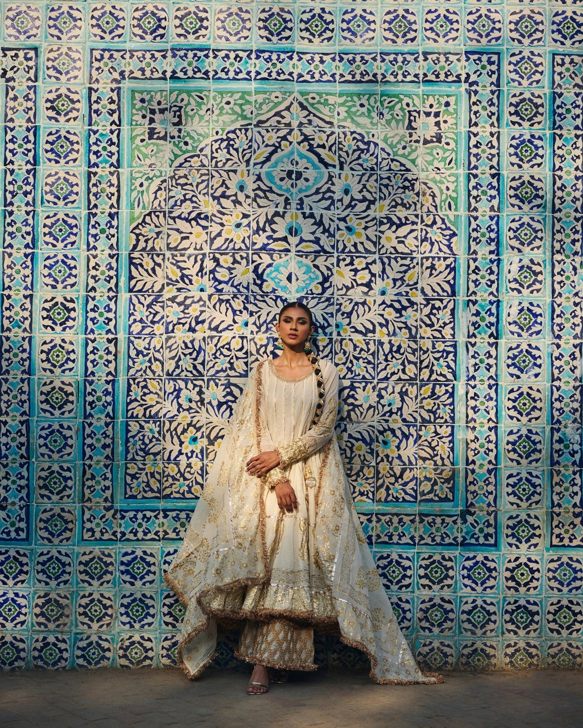 The Pink Tree Company | Polki Formals | Jugni-Brand:The Pink Tree Company-Type:Ladies Clothes-Ivory - House of Maryam- Buy in UK, USA
