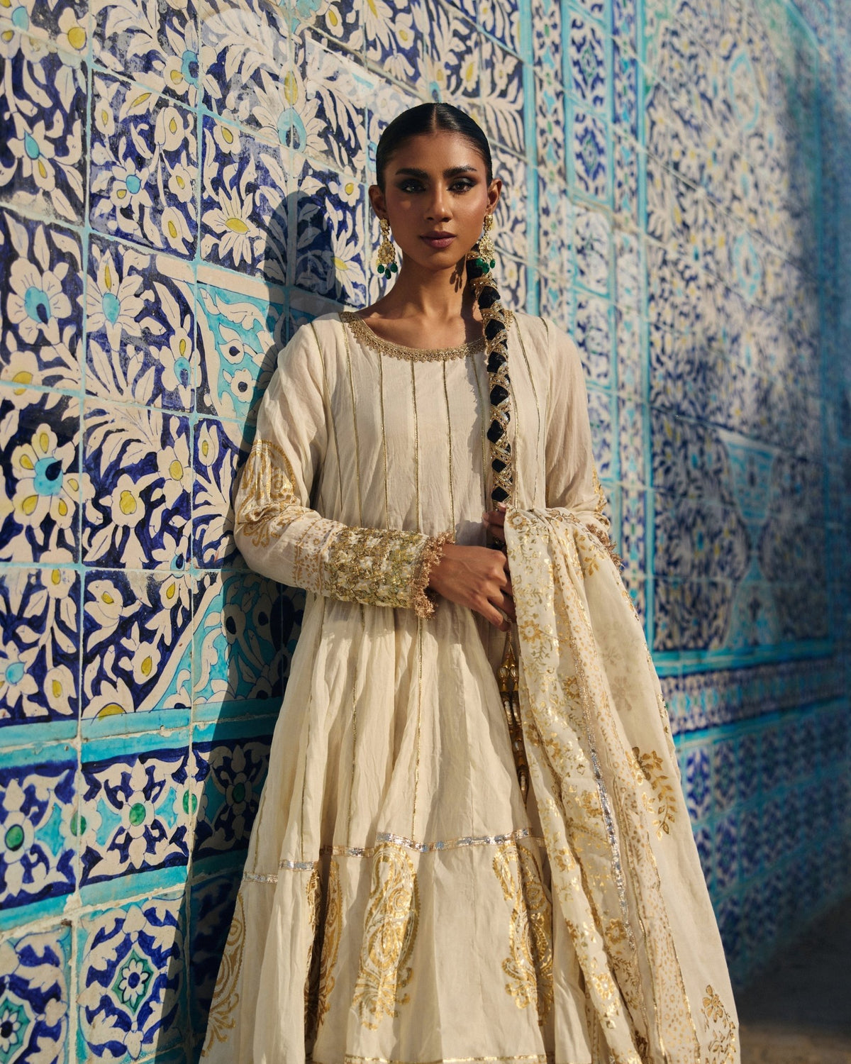 The Pink Tree Company | Polki Formals | Jugni-Brand:The Pink Tree Company-Type:Ladies Clothes-Ivory - House of Maryam- Buy in UK, USA