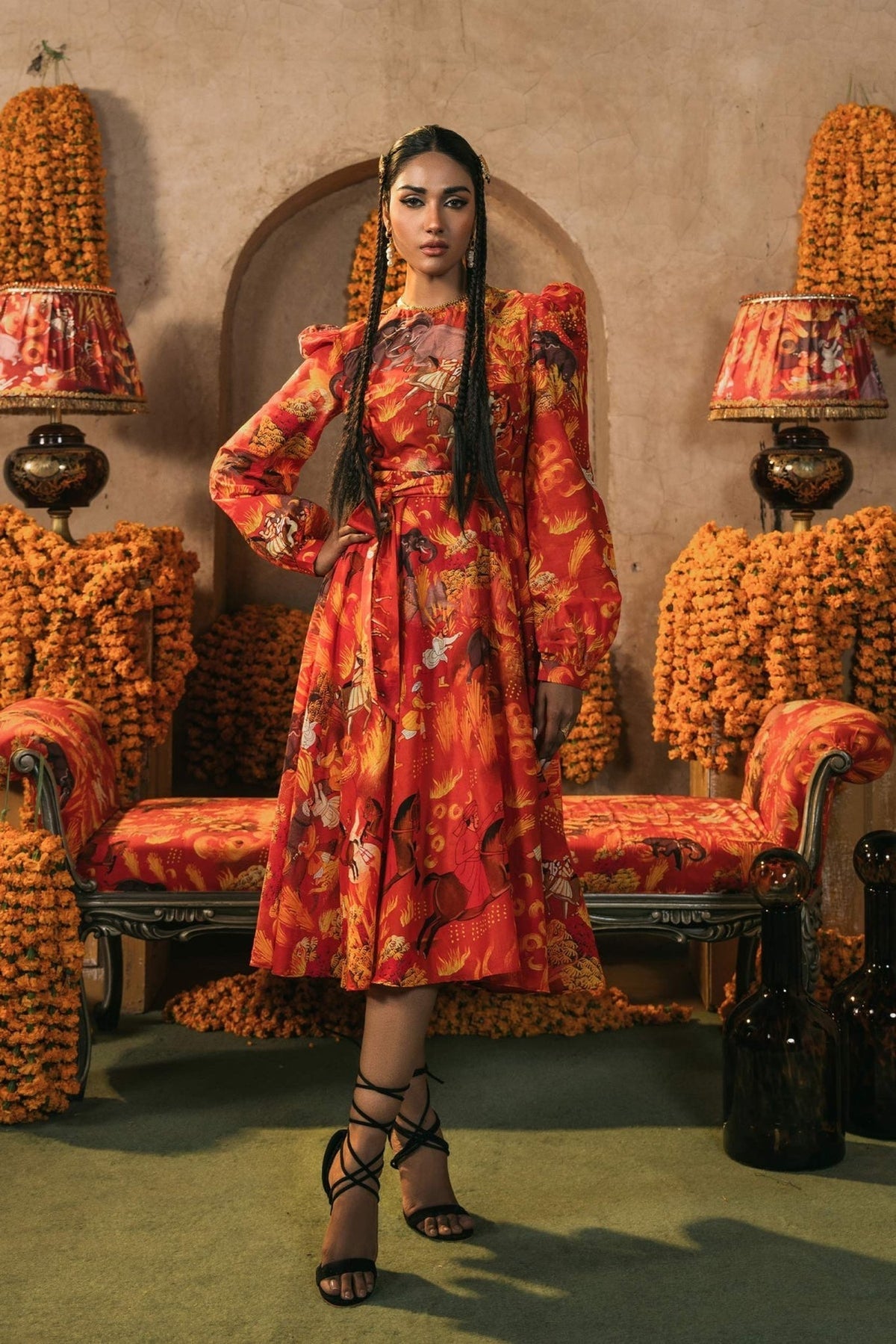 Fahad Hussayn | Lawn Banger | Toranj -  Fahad Hussayn Ladies Clothes - Original Designer Dress - House of Maryam