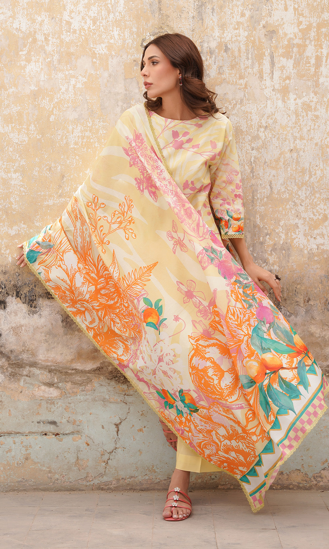 Sahar | Selene Vol 2 | Citrus Glow -  Sahar Ladies Clothes - Original Designer Dress - House of Maryam
