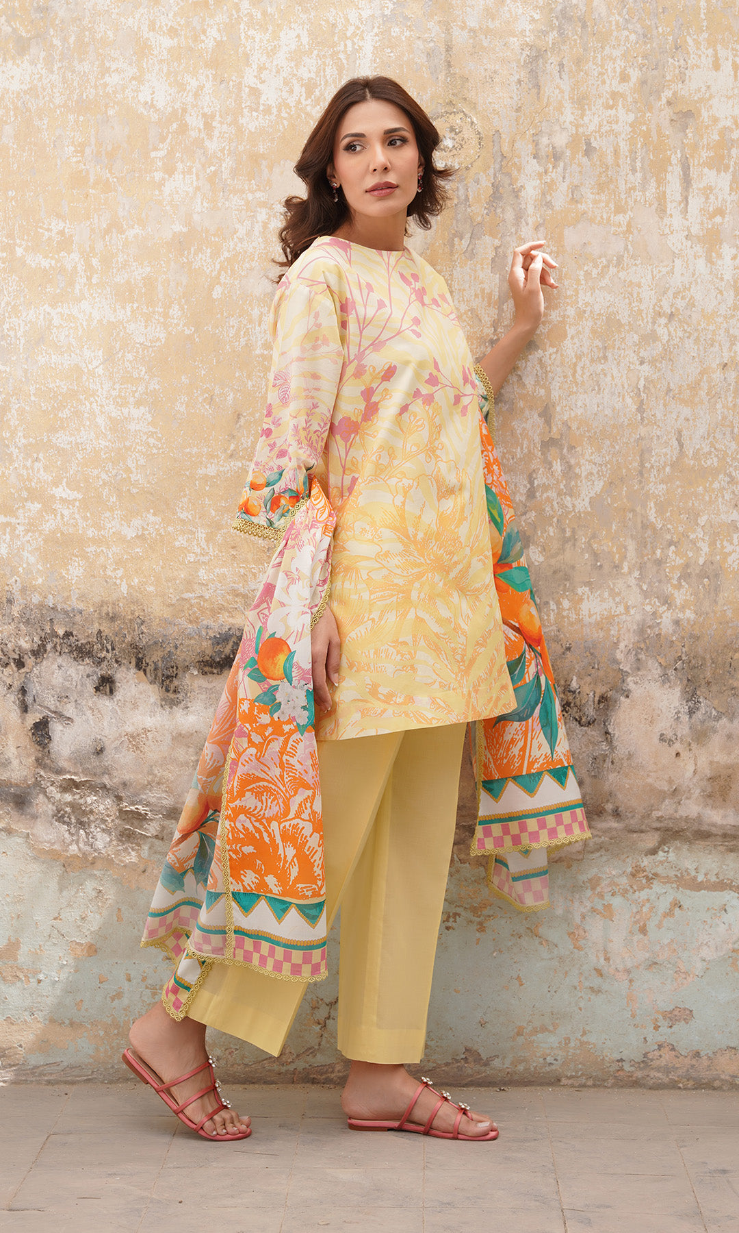 Sahar | Selene Vol 2 | Citrus Glow -  Sahar Ladies Clothes - Original Designer Dress - House of Maryam