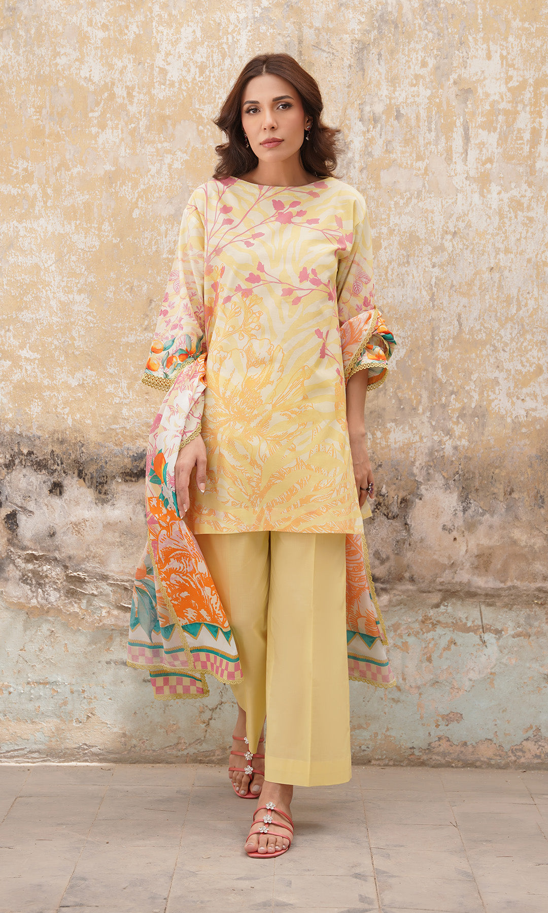 Sahar | Selene Vol 2 | Citrus Glow -  Sahar Ladies Clothes - Original Designer Dress - House of Maryam