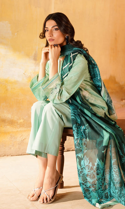 Sahar | Selene Vol 2 | Celadon Bloom -  Sahar Ladies Clothes - Original Designer Dress - House of Maryam