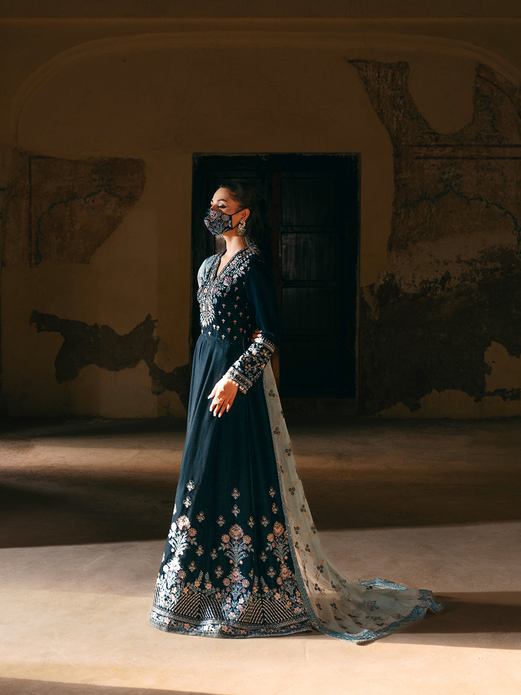 Flossie | Siara Velvet Formals | V-101 -  Flossie Ladies Clothes - Original Designer Dress - House of Maryam