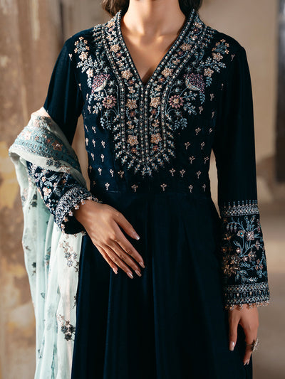 Flossie | Siara Velvet Formals | V-101 -  Flossie Ladies Clothes - Original Designer Dress - House of Maryam