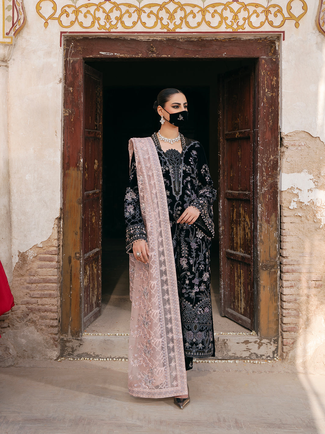 Flossie | Siara Velvet Formals | V-103 - A -  Flossie Ladies Clothes - Original Designer Dress - House of Maryam