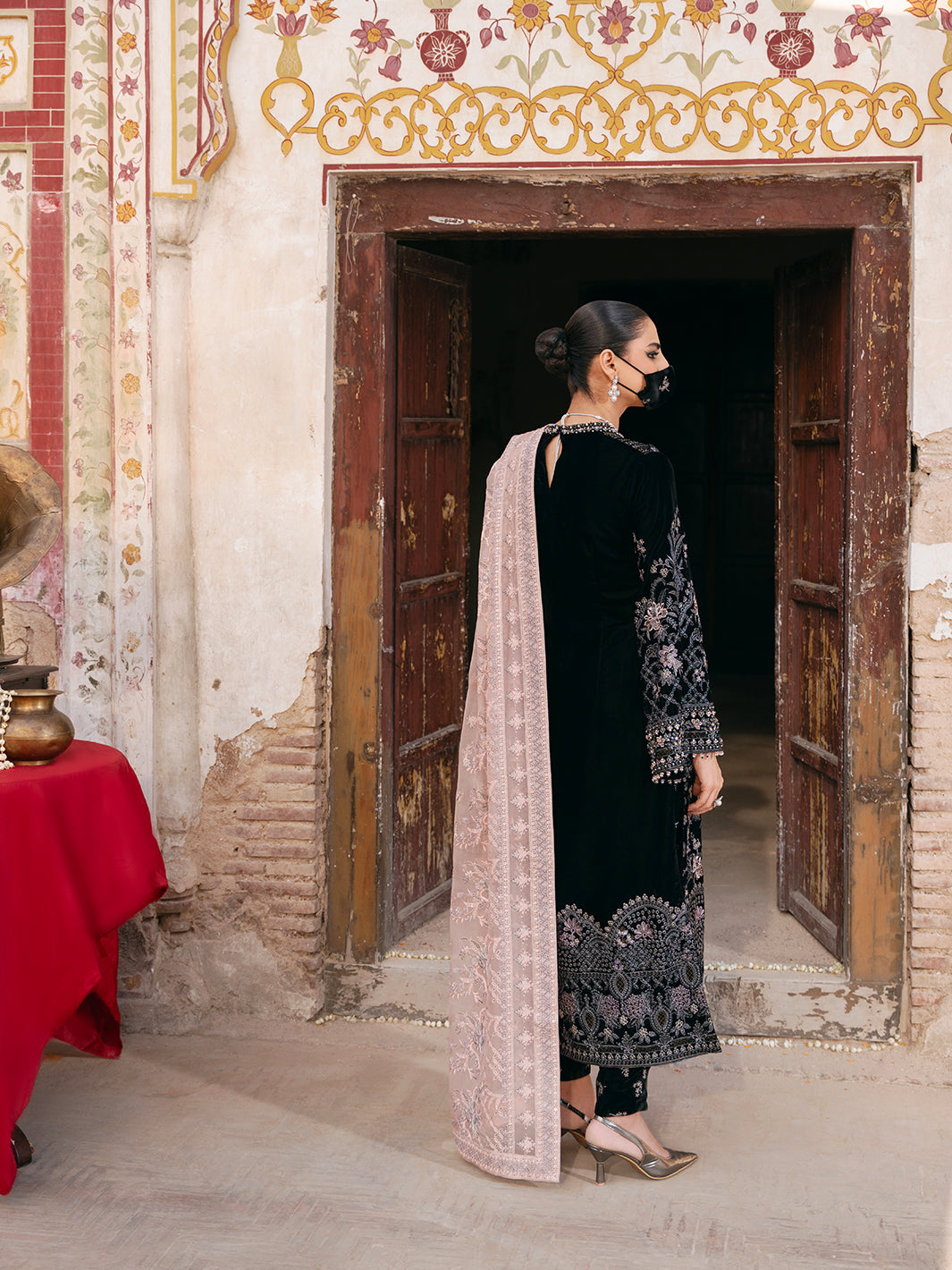 Flossie | Siara Velvet Formals | V-103 - A -  Flossie Ladies Clothes - Original Designer Dress - House of Maryam