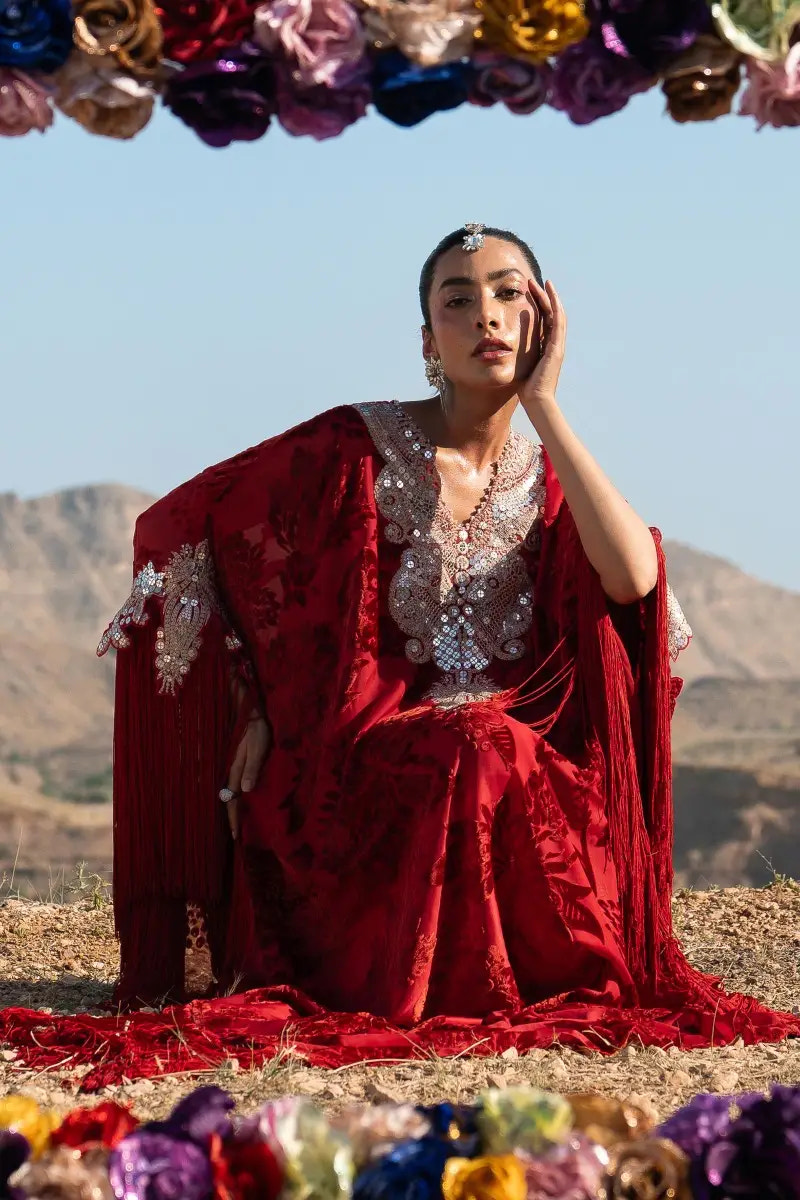 Sana Safinaz | Winter Luxury 23 | V231-001-DD -  Sana Safinaz Luxury - Original Designer Dress - House of Maryam