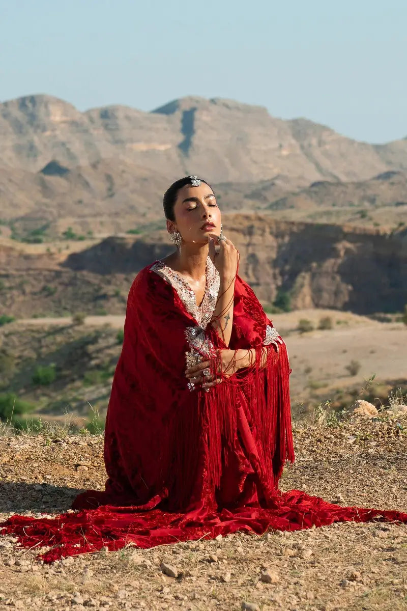 Sana Safinaz | Winter Luxury 23 | V231-001-DD -  Sana Safinaz Luxury - Original Designer Dress - House of Maryam