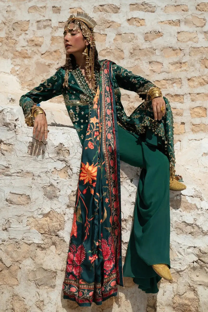 Sana Safinaz | Winter Luxury 23 | V231-002-CP -  Sana Safinaz Luxury -  House of Maryam
