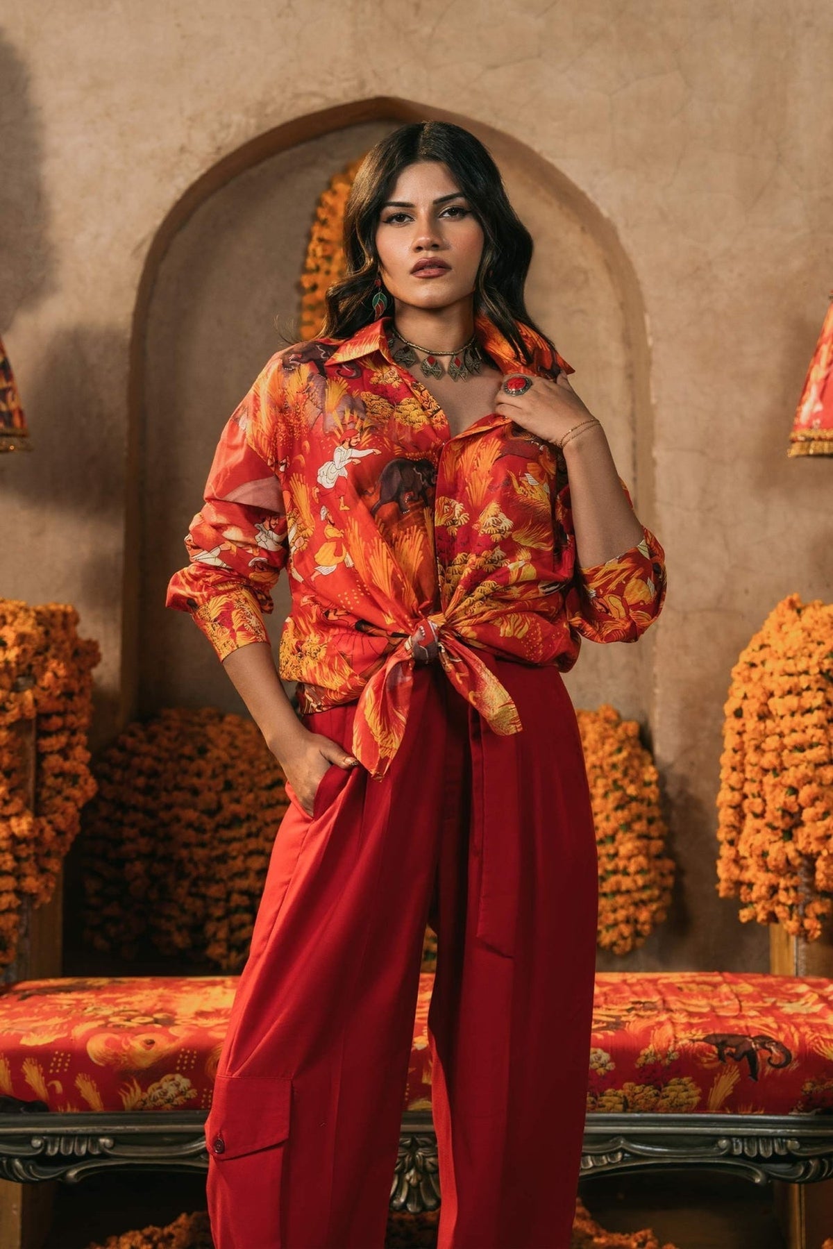 Fahad Hussayn | Lawn Banger | Vameq -  Fahad Hussayn Ladies Clothes - Original Designer Dress - House of Maryam