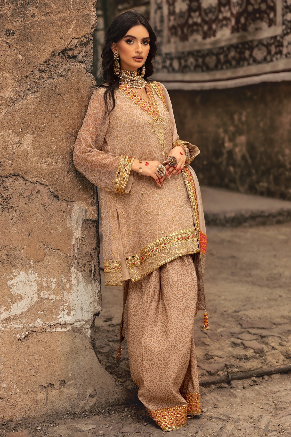 Charizma | Vasl Chiffon Collection | VSL25-13 -  Charzima Ladies Clothes - Original Designer Dress - House of Maryam