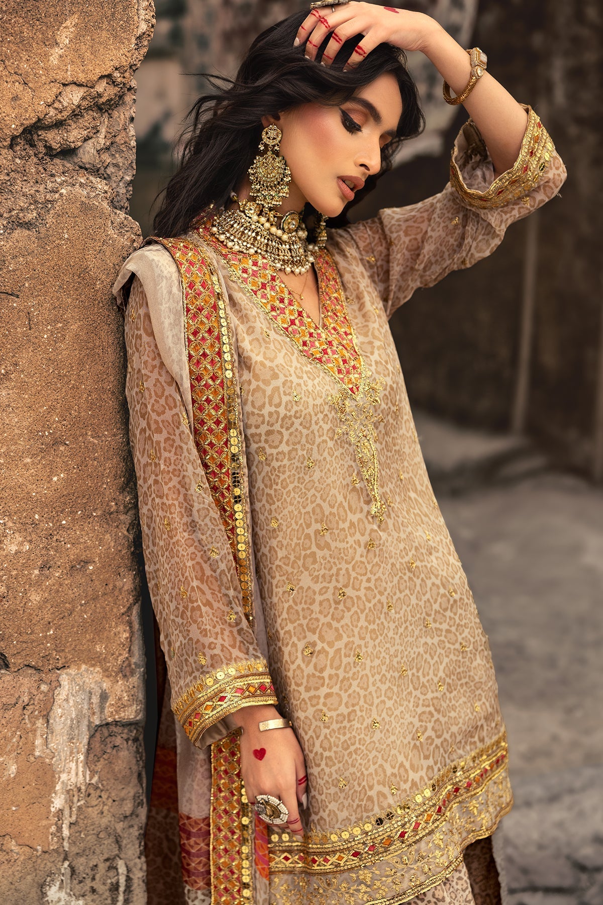 Charizma | Vasl Chiffon Collection | VSL25-13 -  Charzima Ladies Clothes - Original Designer Dress - House of Maryam