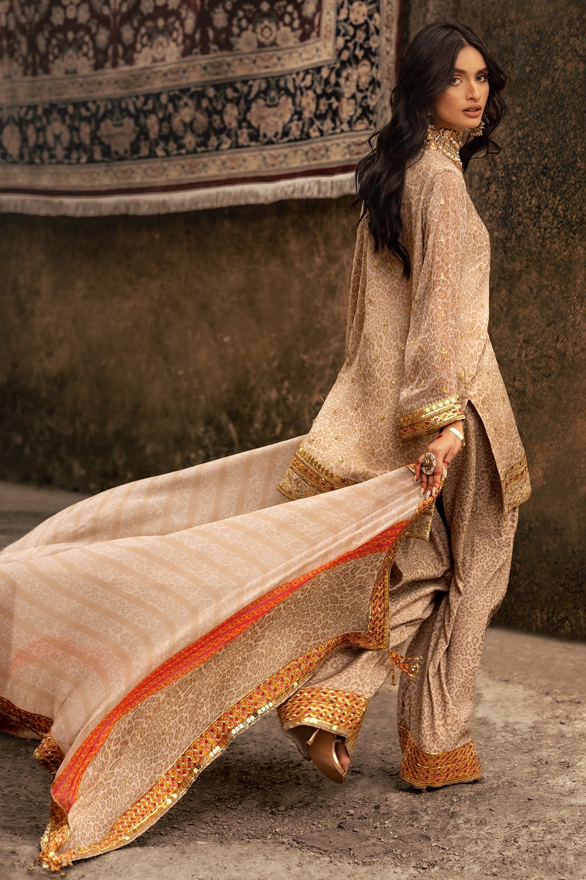 Charizma | Vasl Chiffon Collection | VSL25-13 -  Charzima Ladies Clothes - Original Designer Dress - House of Maryam