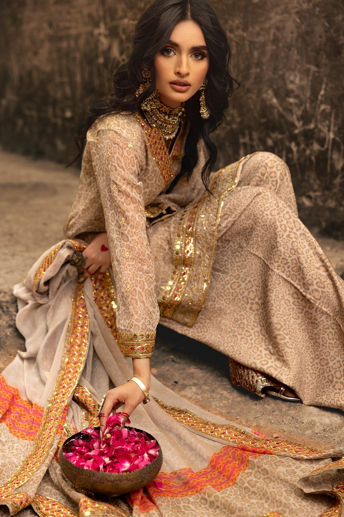 Charizma | Vasl Chiffon Collection | VSL25-13 -  Charzima Ladies Clothes - Original Designer Dress - House of Maryam