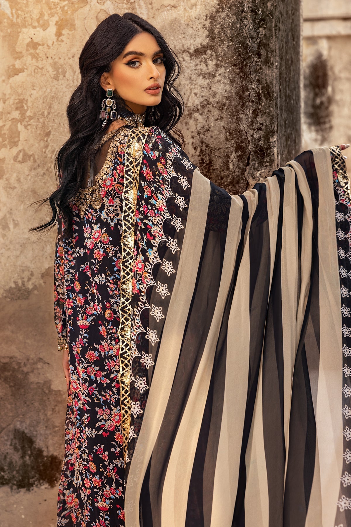 Charizma | Vasl Chiffon Collection | VSL25-09 -  Charizma Ladies Clothes - Original Designer Dress - House of Maryam